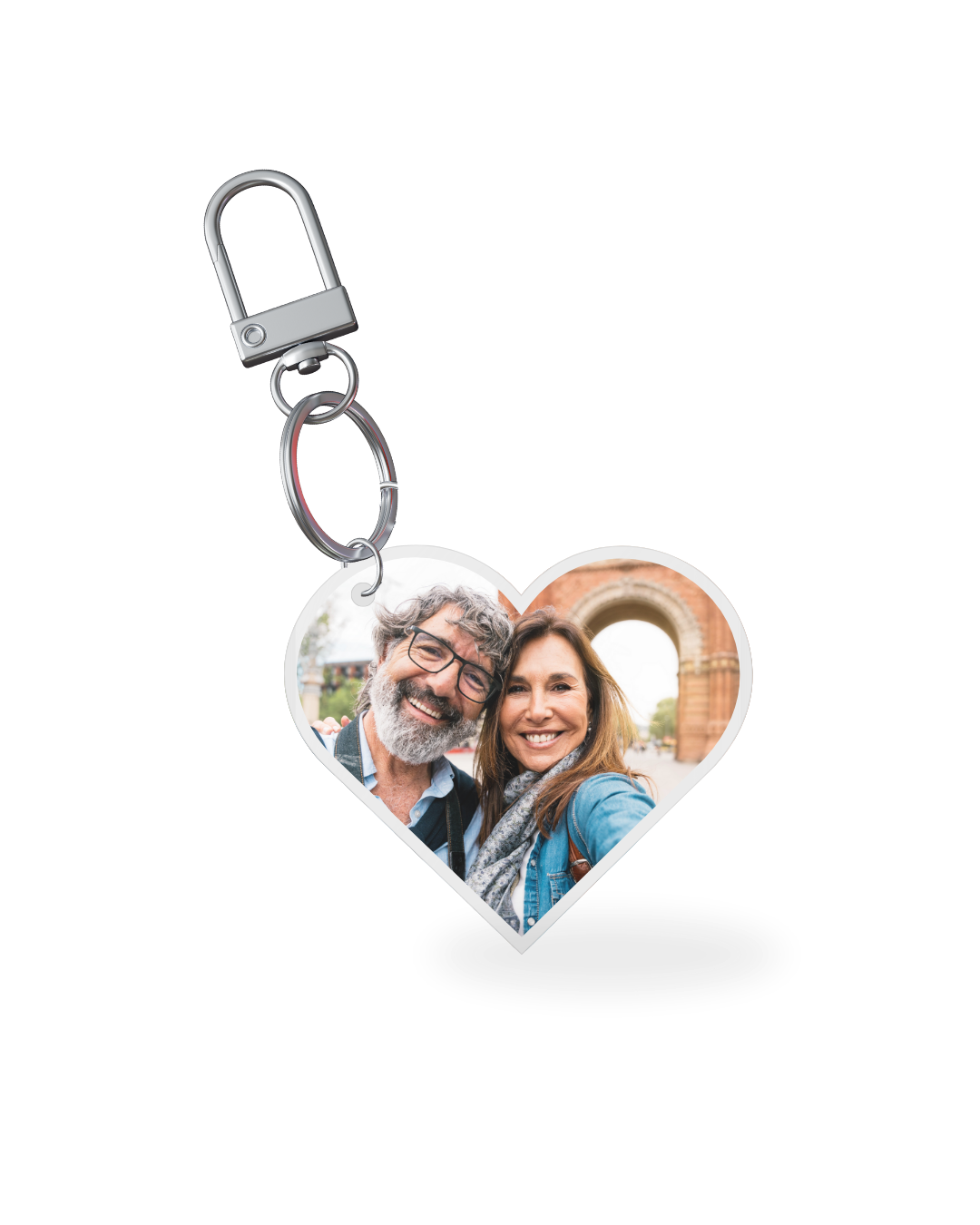 Heart Keychain Acrylic HD Colour