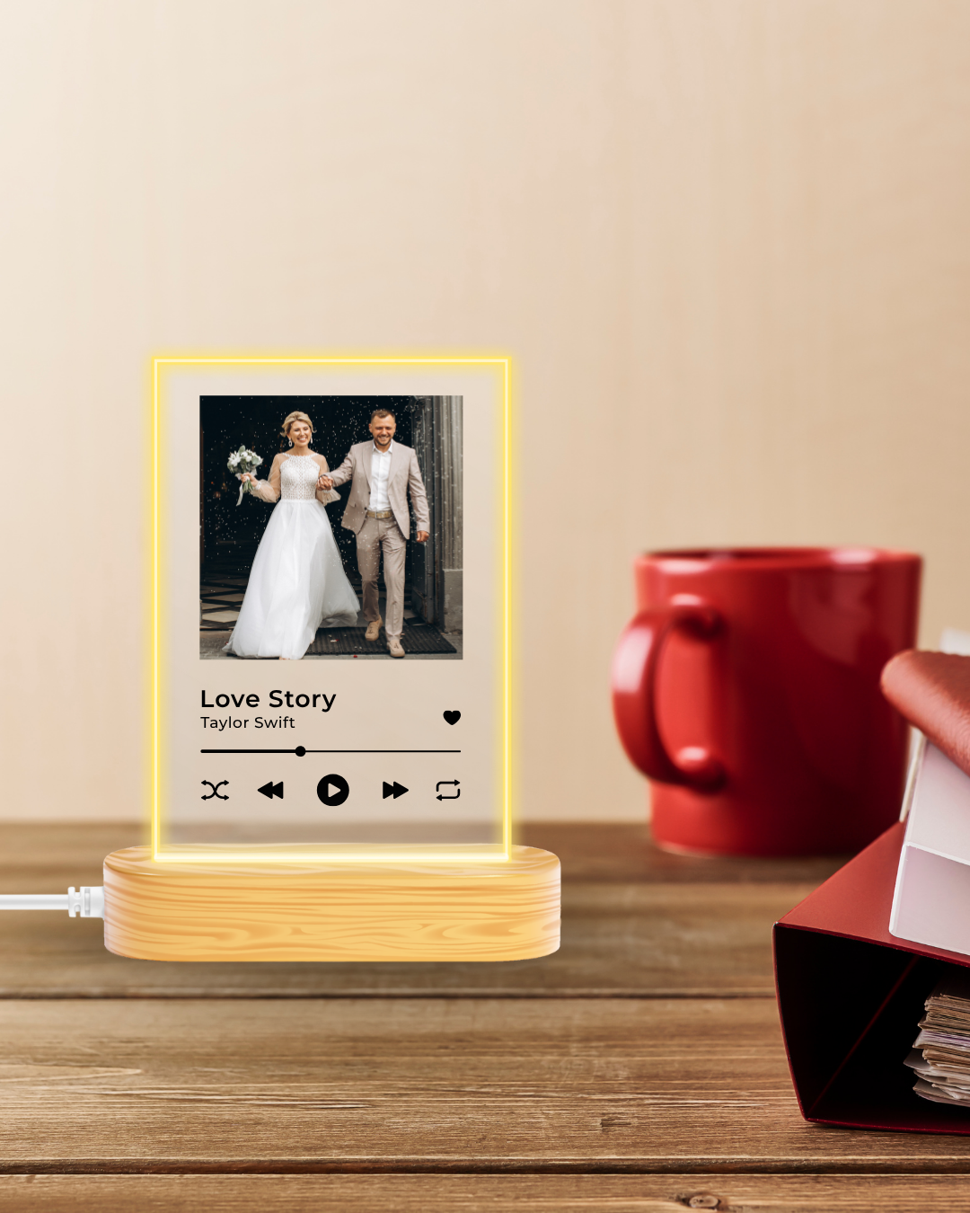 Spotify Style Acrylic Plaque