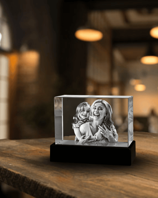 3D Crystal Rectangle Landscape | The Perfect Personalised Gift