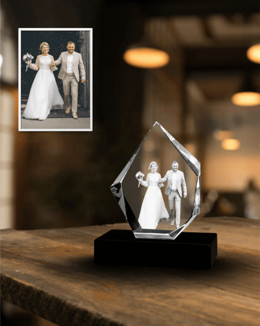 3D Crystal Iceberg Shape| A Personalised Gift That Shines Forever