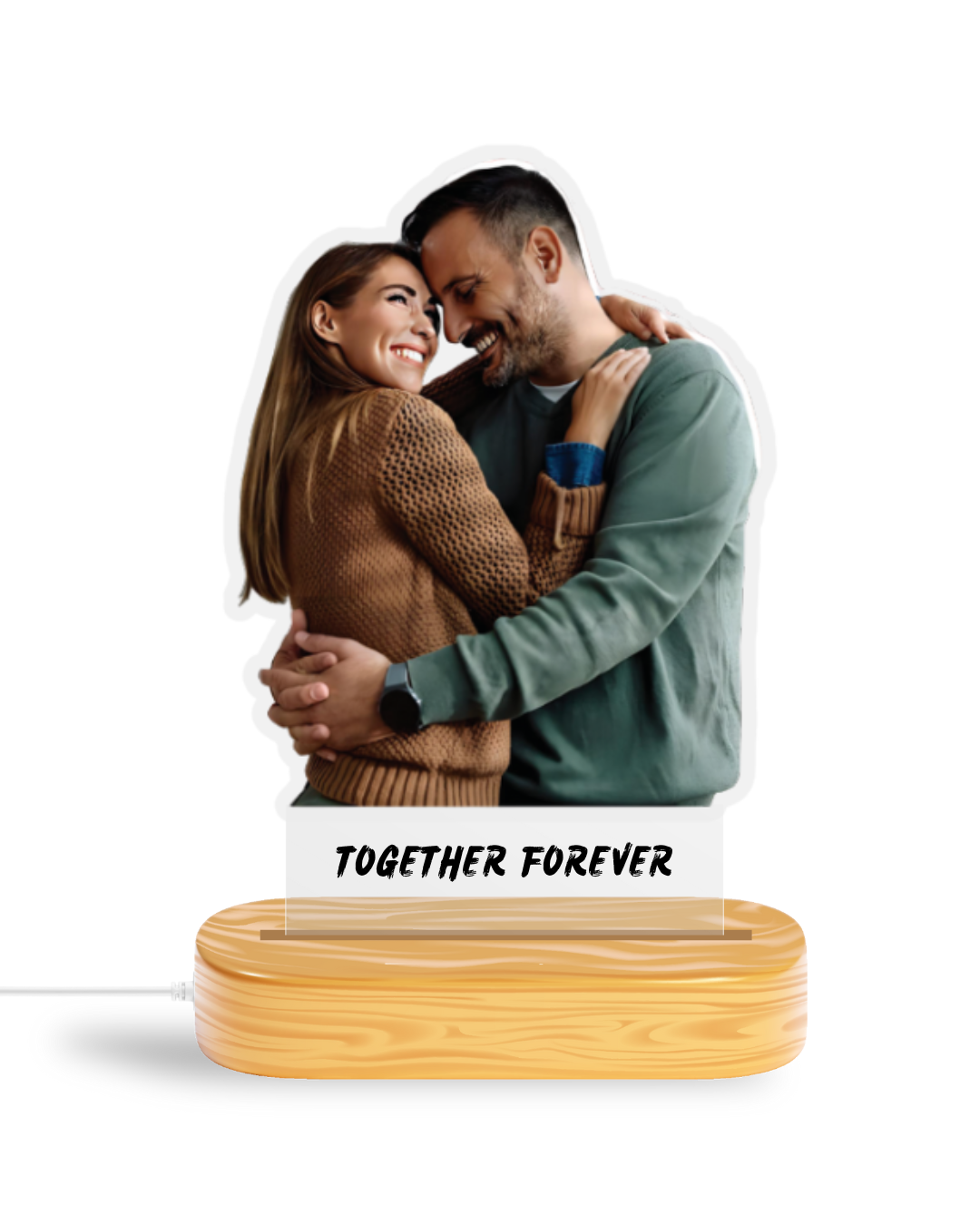 Custom Cutout Plaque with Lightbase